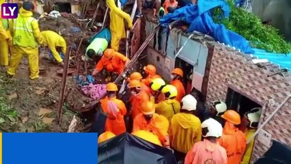 Скачать видео: Mumbai Rains: मुंबईत मुसळधार कोसळणाऱ्या पावसामुळे बऱ्याच ठिकाणी दुर्घटना; मृत्यूंच्या आकड्यात वाढ