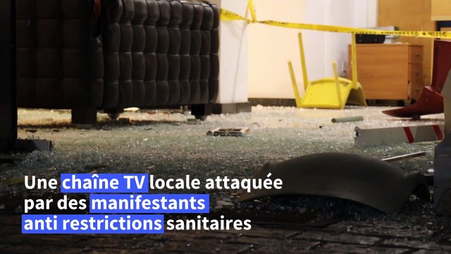 Chypre: une chaîne de télévision attaquée par des manifestants anti-vaccins