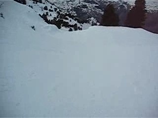 Not very clear Skiing video