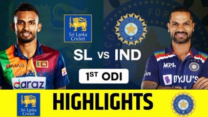 Скачать видео: India vs SriLanka 1st ODI 2021 Highlights | IND vs SL 1st ODI Highlights