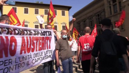 Firenze, in piazza anche i lavoratori degli appalti Gkn