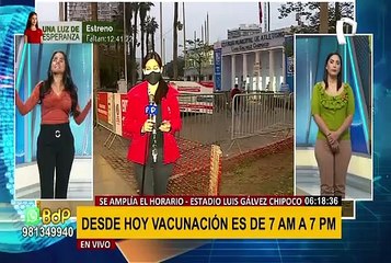 Minsa amplía horario de vacunación: este es el panorama en el estadio Chipoco - Barranca