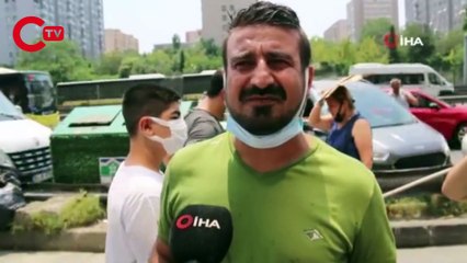 Ucuz baklava kuyruğu havadan görüntülendi