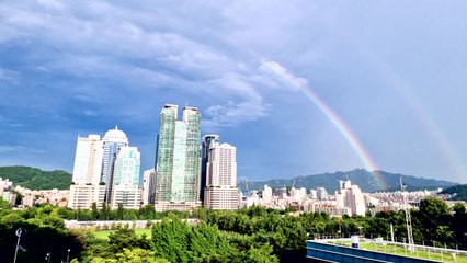 [영상] 소나기 그친 뒤 '쌍무지개' 활짝...수도권 곳곳에서 관측 / YTN