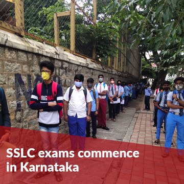 SSLC ktka examsSSLC exams commence in Karnataka with COVID-19 protocols in place