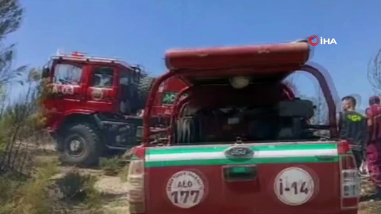 Denizli'de orman yangını: 15 dekar orman küle d...