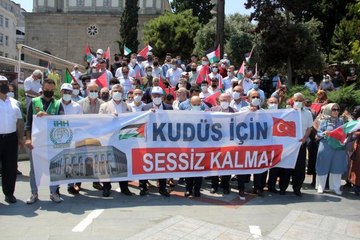 Samsun'da Kudüs için eylem