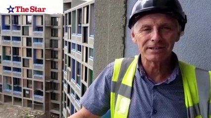 Park Hill flats development work July 19th 2021