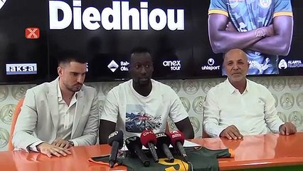 Yeni transfer Diedhiou: "Burada olmaktan dolayı mutluyum"