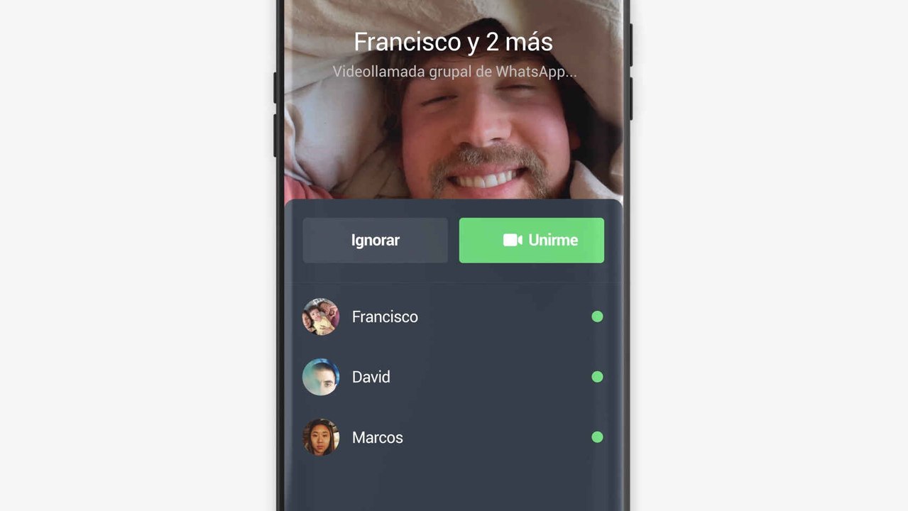 WhatsApp ya permite entrar a videollamadas ya iniciadas