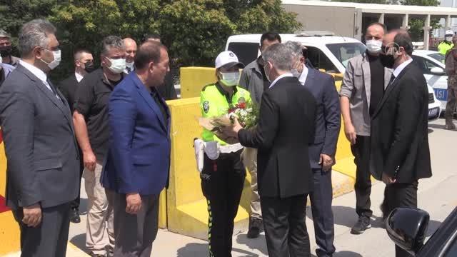 ESKİŞEHİR - İçişleri Bakan Yardımcısı İnce, trafik denetimine katıldı