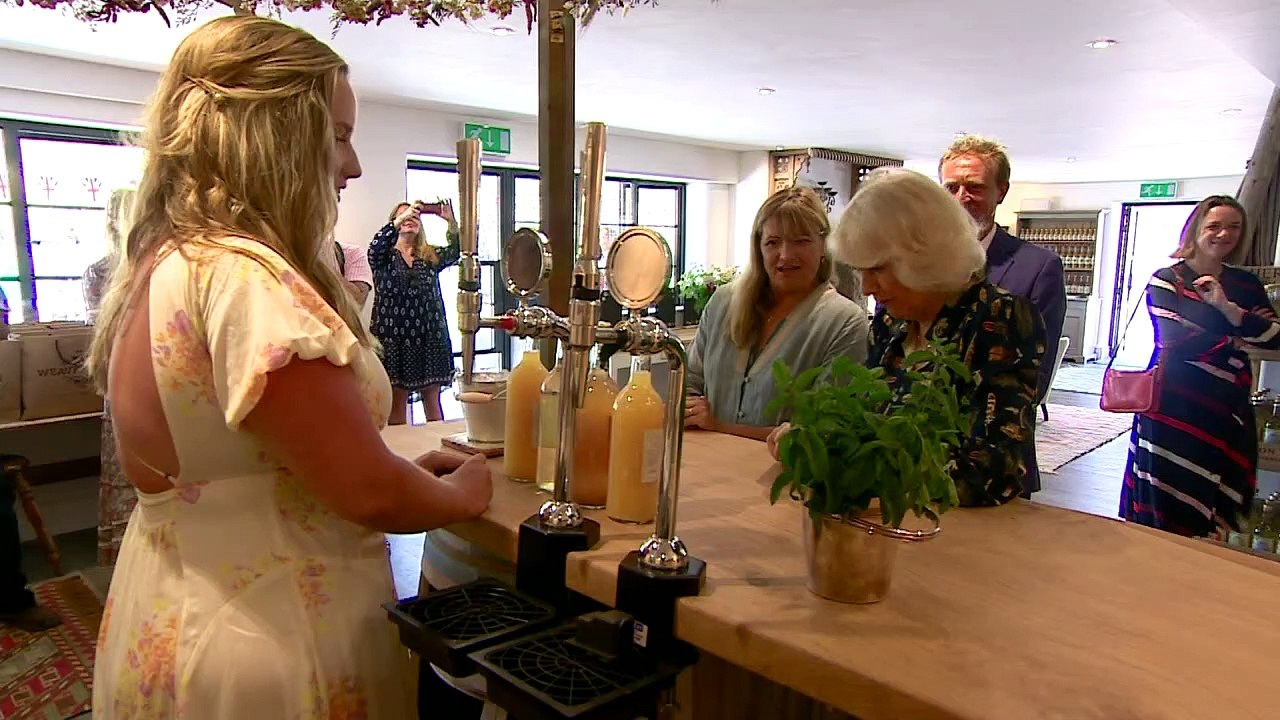 Duchess of Cornwall visits Heron Valley Orchards