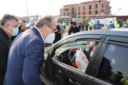 Kocaeli Valisi Yavuz, bayram öncesi trafik denetimine katıldı