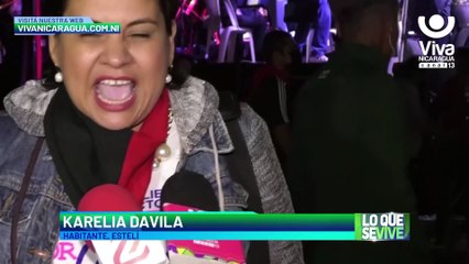 Población esteliana asiste a diana en homenaje al 42 aniversario del triunfo de la Revolución