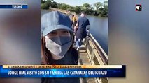 Jorge Rial visitó con su familia las Cataratas del Iguazú