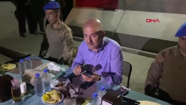 Soylu: Cumhurbaşkanımız Sayın Recep Tayyip Erdoğan, Şırnak Şehit Jandarma Uzman Çavuş Tuncay Arslan Üs Bölgesi'ndeki kahramanlarımızın ve ailelerinin...