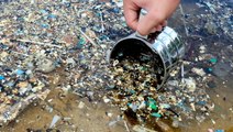 Researchers tracking the flow of microplastics in the ocean from space