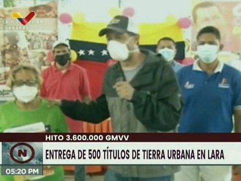 Lara | Entregan 500 títulos de tierra urbana en el municipio Iribarren