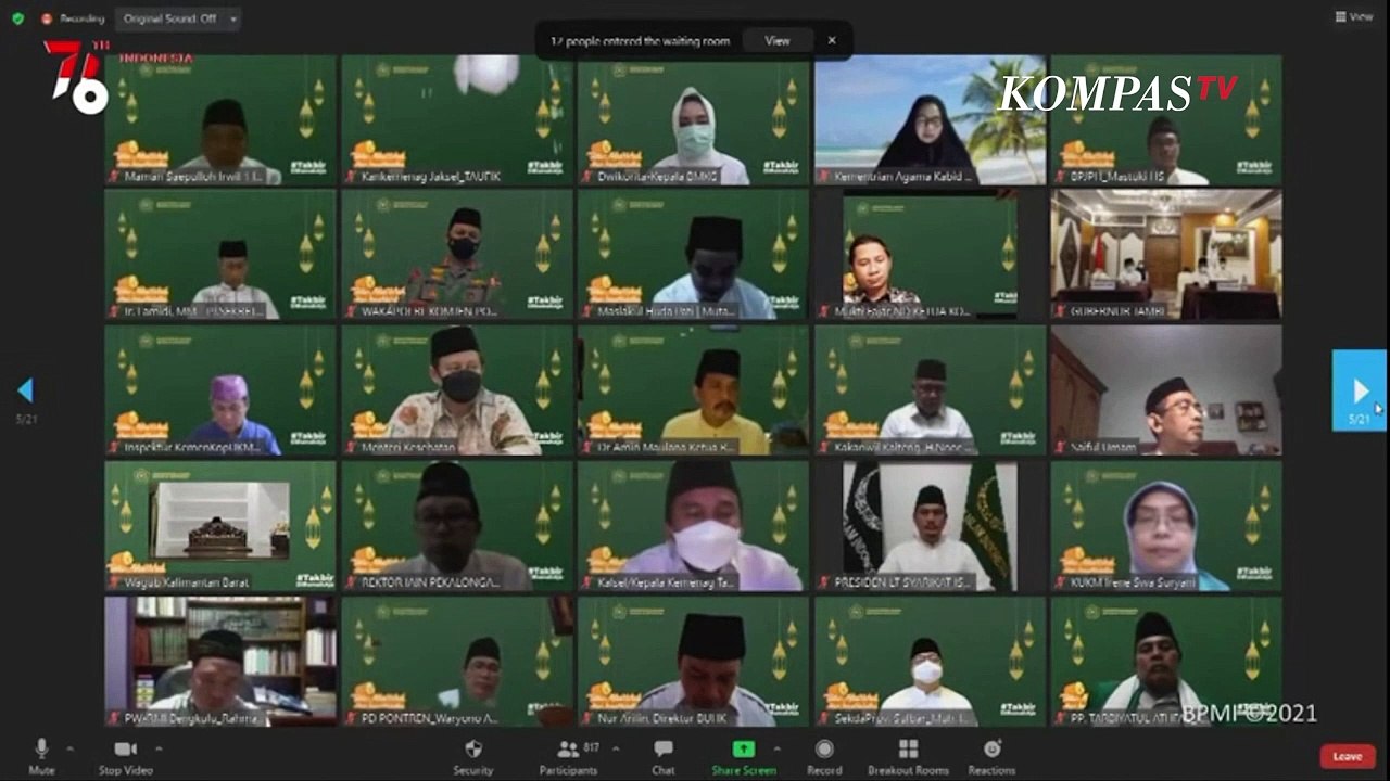 Wapres: Pelajaran Lain yang Juga Penting adalah Semangat Berkorban dan Berbagi