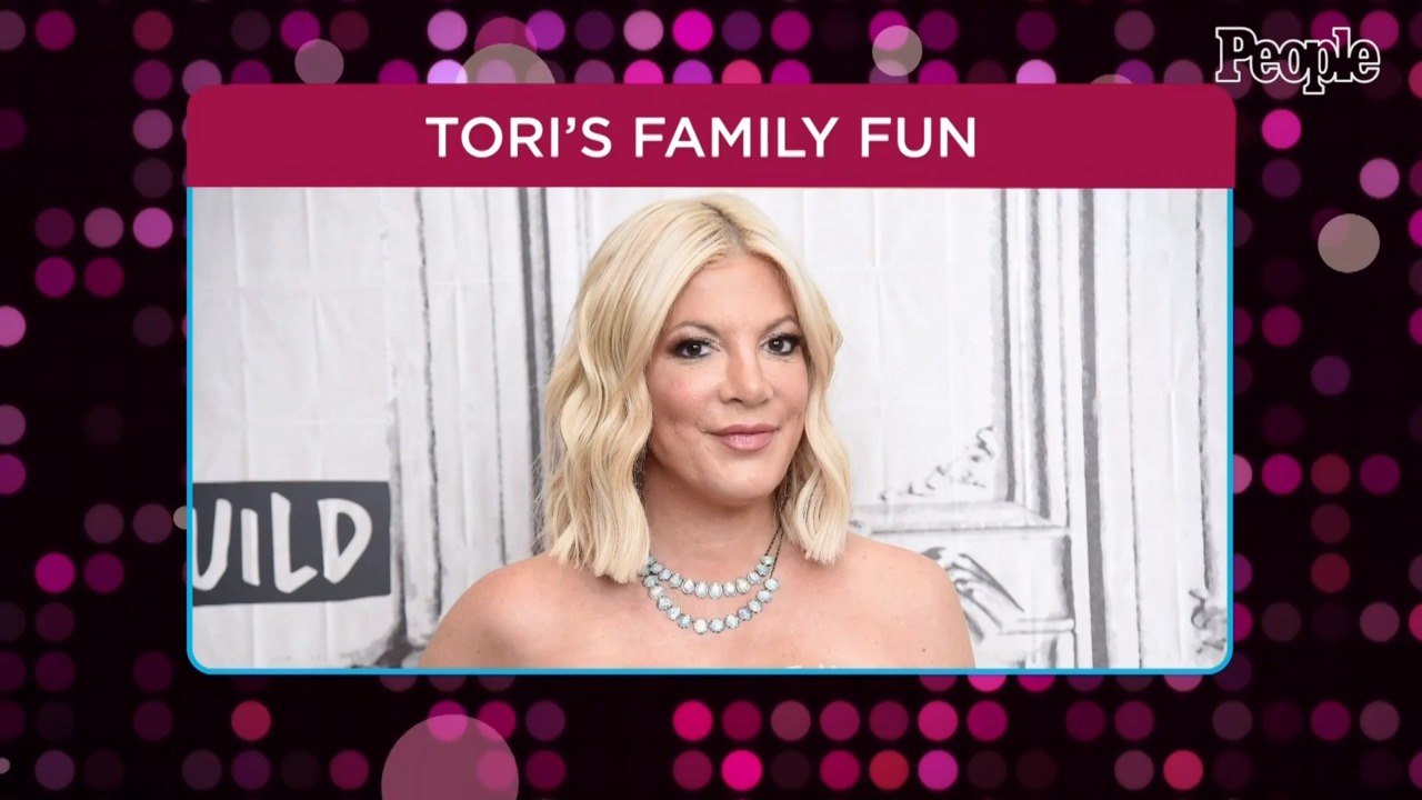 Tori Spelling Attends Space Jam: A New Legacy S...