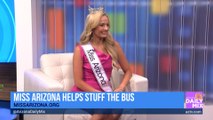 Miss Arizona America Helps Stuff The Bus In 2021!
