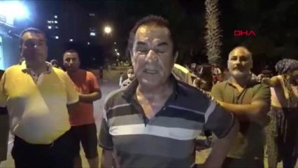 HATAY-İSKENDERUN'DA SULARI 5 GÜNDÜR KESİK OLAN MAHALLELİ SOKAĞA DÖKÜLDÜ