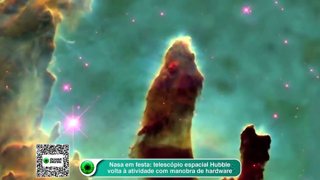 Nasa em festa telescópio espacial Hubble volta à atividade com manobra de hardware