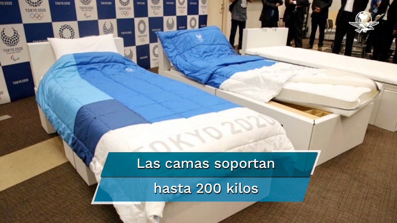 Atletas mexicanos ponen a prueba las camas “anti-sexo”