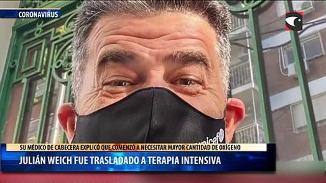 Julián Weich fue trasladado a terapia intensiva