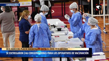 Se entregaron 246 conservadoras para los operativos de vacunación