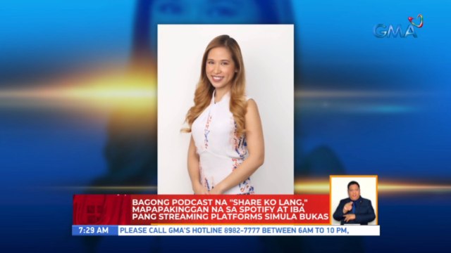 Bagong podcast na Share Ko Lang, mapapakinggan na sa Spotify at iba pang streaming platforms simula bukas | UB