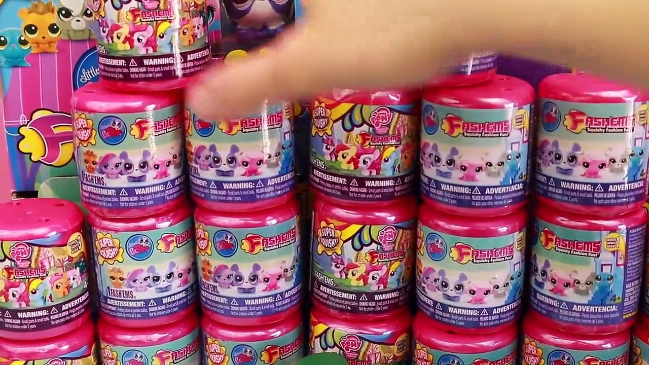 Fashems New Collection MLP LPS Mashems Huevos Sorpresa de Plastilina Surprise Toys Littles