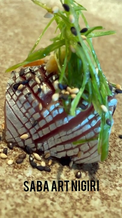 Saba art nigiri japanesfood