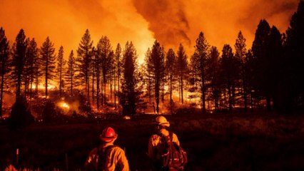 California: Sky turns red as wildfire in Oregon spreads