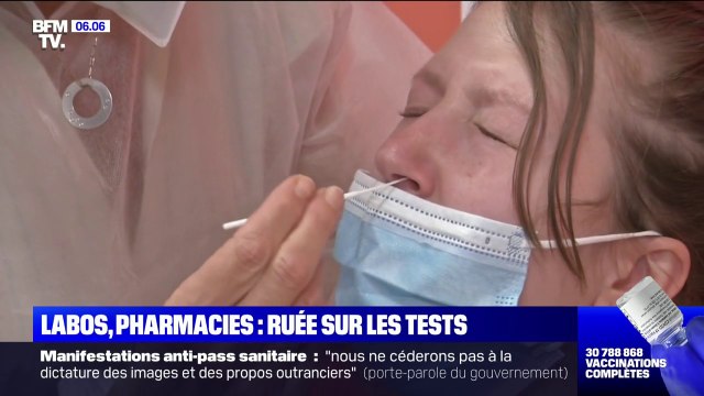 Extension du pass sanitaire: les laboratoires et pharmacies se préparent à une ruée sur les tests