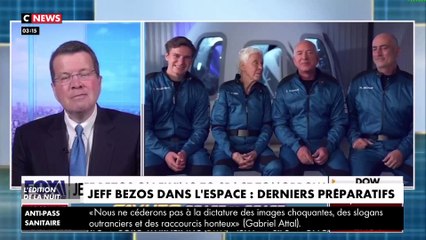 Jeff Bezos dans l'espace - L'homme le plus riche de la planète et fondateur d'Amazon doit s'envoler à la mi-journée, neuf jours après que le fondateur de Virgin Galactic Richard Branson