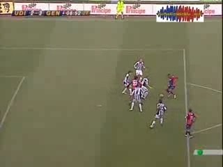 Udinese - Genoa gol di Borriello (1)