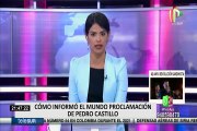 Así informan los medios internacionales sobre la proclamación de Pedro Castillo