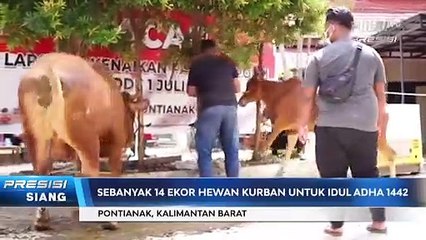 Penyerahan Hewan Qurban Polresta Pontianak Kota