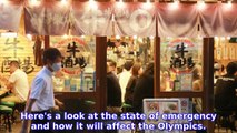 How will the state of emergency affect Tokyo Olympics