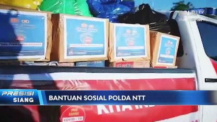 Kapolda NTT dan Danrem 161 Wirasakti Kupang Melepas Bantuan Sosial