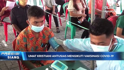 Polda Kalimantan Timur Gelar Serbuan Vaksinasi Umat Kristiani Balikpapan