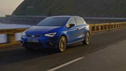 The new SEAT Ibiza XC in Saphire Blue Driving Video