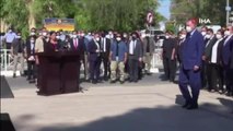 Cumhurbaşkanı Erdoğan, Lefkoşa'da Atatürk Anıtı'na çelenk bıraktı