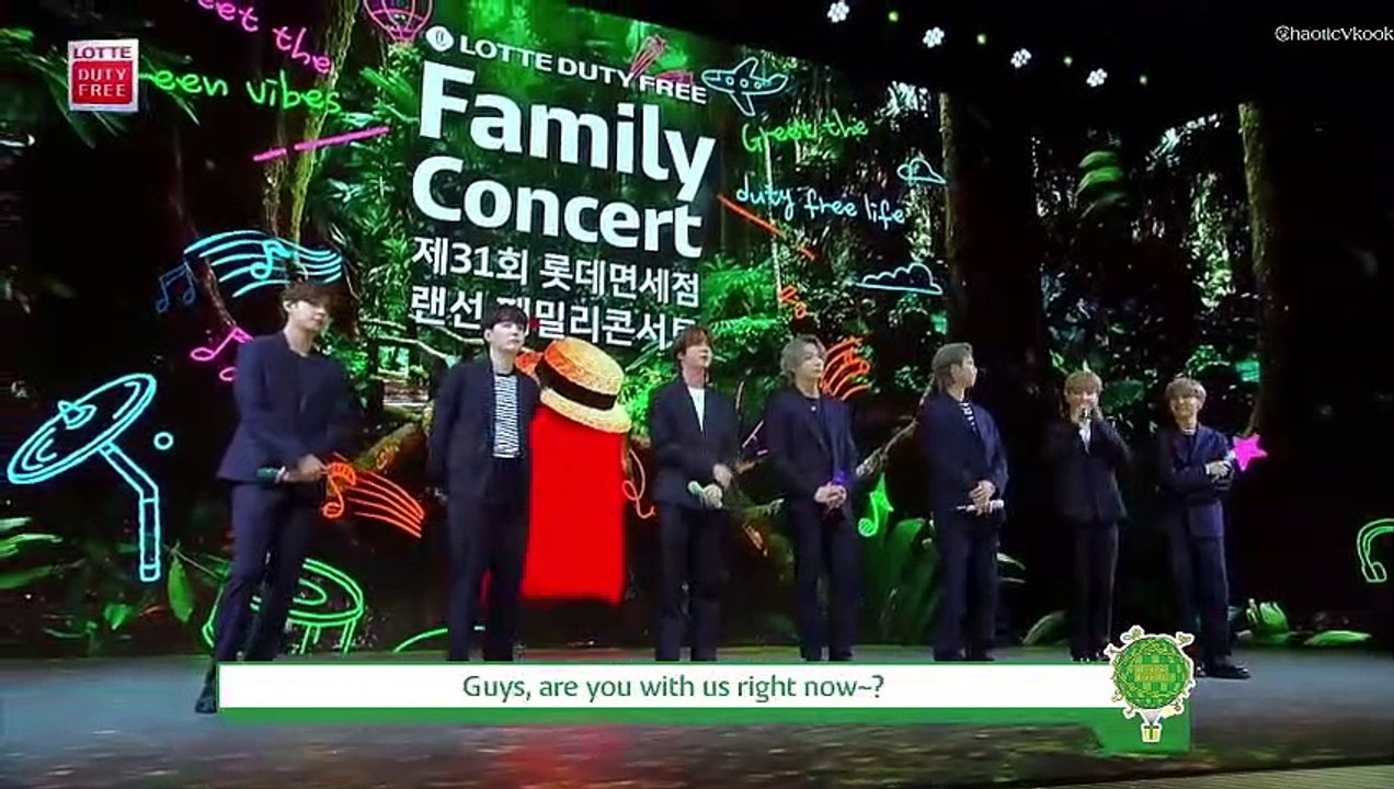 Eng Sub Bts Lotte Duty Free Online Family Concert Video Dailymotion