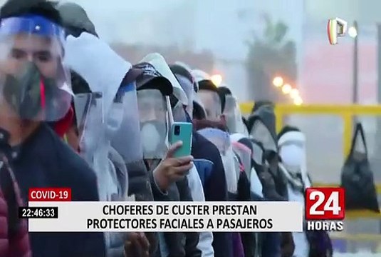 EsSalud alerta de peligroso préstamo de protectores faciales en el transporte público