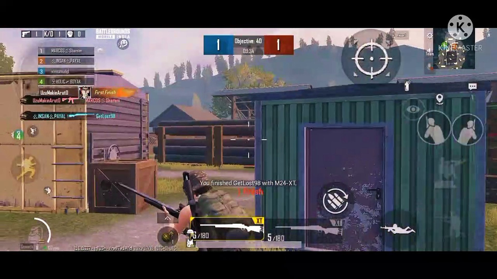 ⁣1 Vs 4 pubg montage op 12 kills. Only sniping