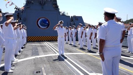 Türkiye'nin göz bebeği TCG Büyükada, Kurban Bayramı'nda nöbette