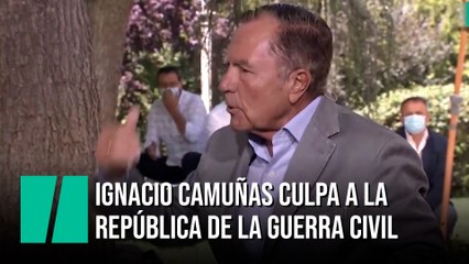 Ignacio Camuñas niega el golpe de Estado del 36 y culpa a la República de la Guerra Civil