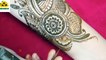 Front hand Arabic mehndi design  -  flower henna mehndi design - party henna mehndi - easy simple indo Arabic mehndi - मेहंदी  design - HabibaMehndiArt